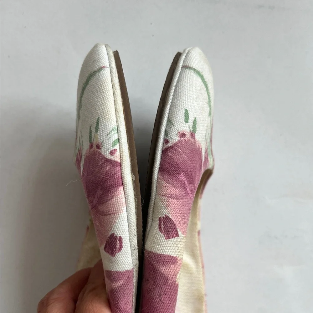 Diesel Floral plum and white Flats with box - Picture 7 of 12